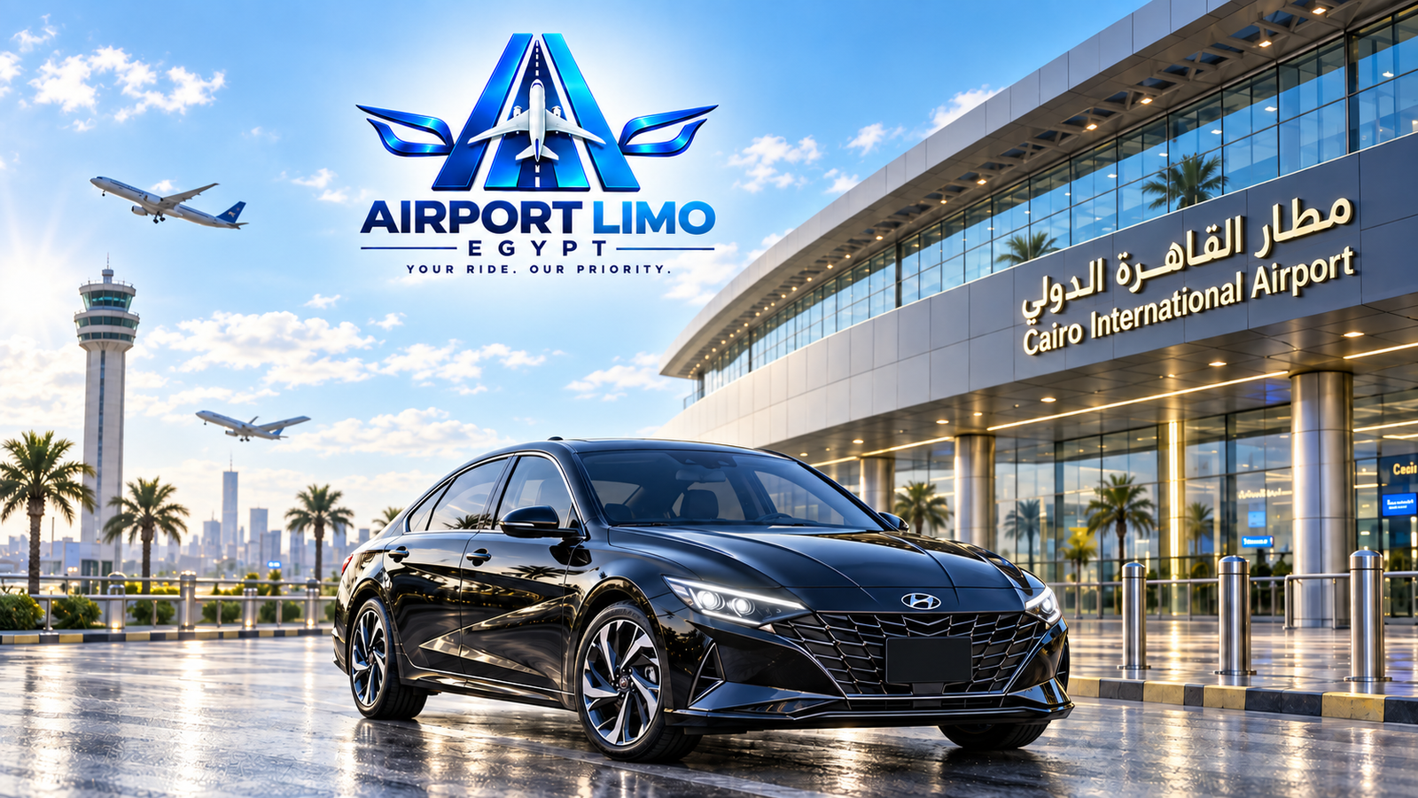 خدمة ليموزين المطار من Airport Limo Eg